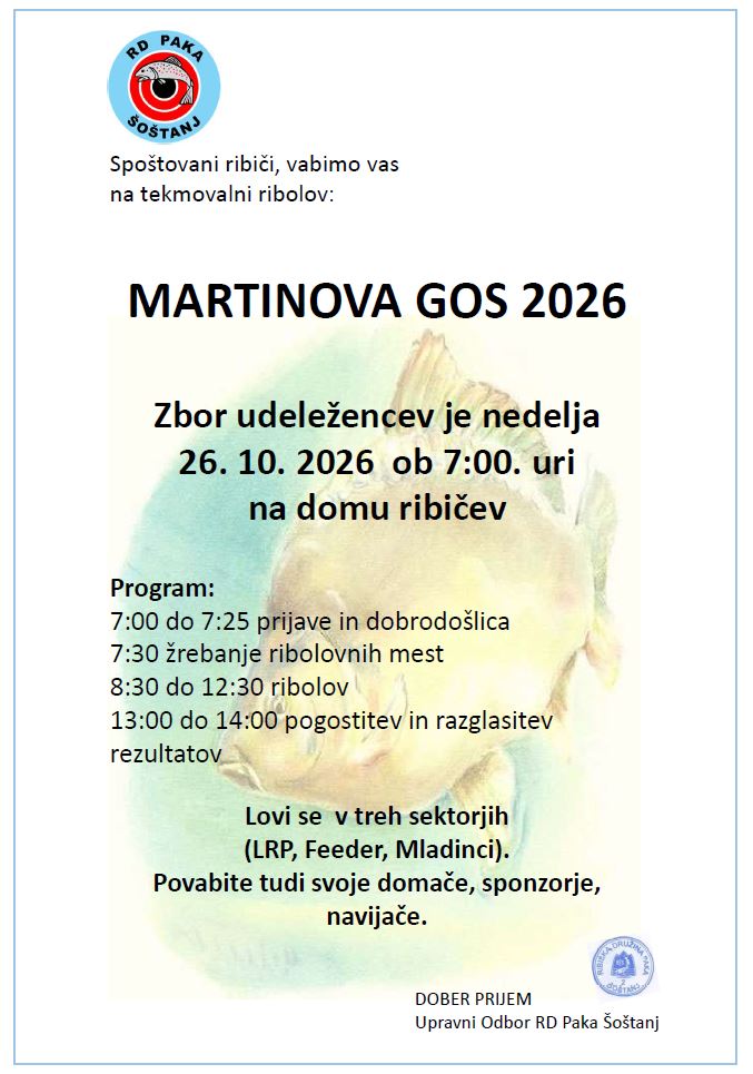 Read more about the article ZA POKAL MARTINOVA GOS 2026